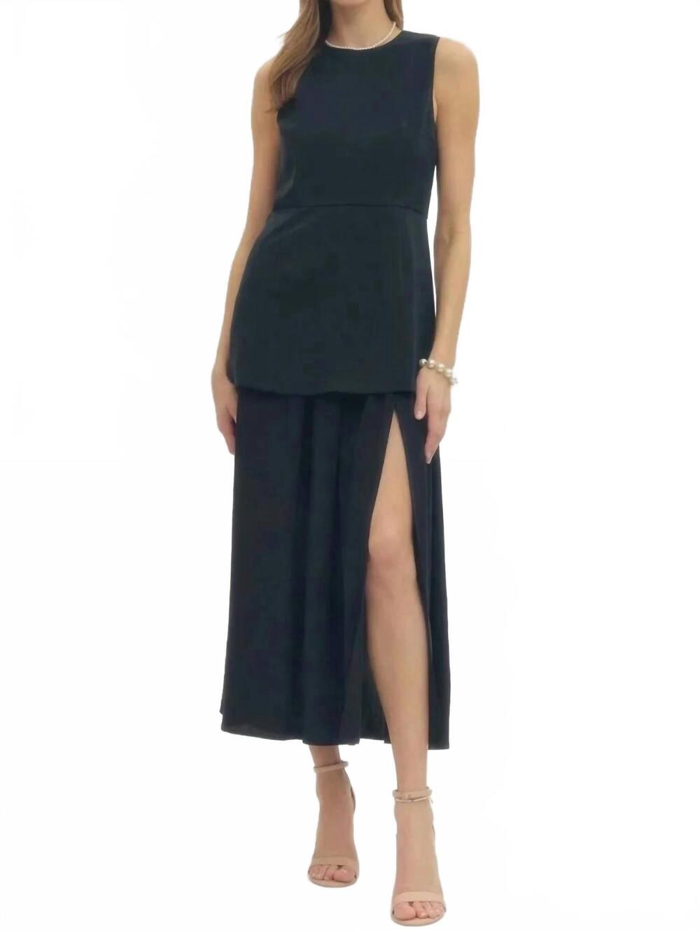 NEW ENTRO uptown prep tiered midi dress in navy